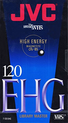 Pack of 5 T-120 EHG Extra High Grade VHS Tape