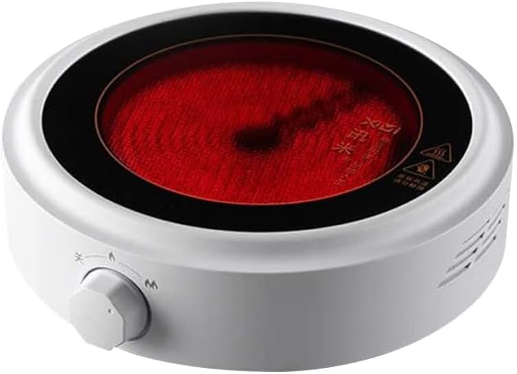 Portable 800W Electric Hot Plate for Cooking and Heating