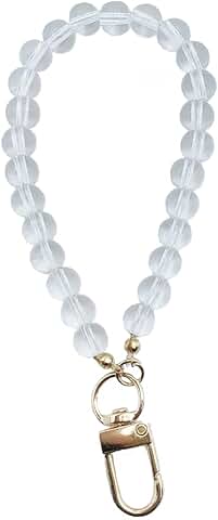 Phone Wrist Strap with Tether and Bead Bracelet
