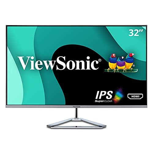 32-Inch 1080p IPS Monitor with Thin Bezel and Screen Split