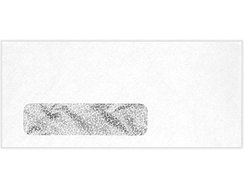 White Business Window Envelopes, 3 7/8" x 8 7/8", 250 Pack
