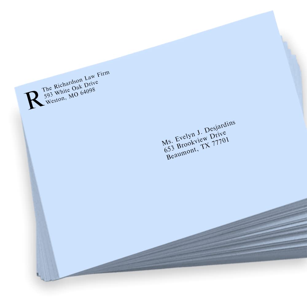 Baby Blue 9x12 Booklet Envelopes, 50 Pack