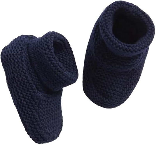Soft Knit Baby Garter Booties