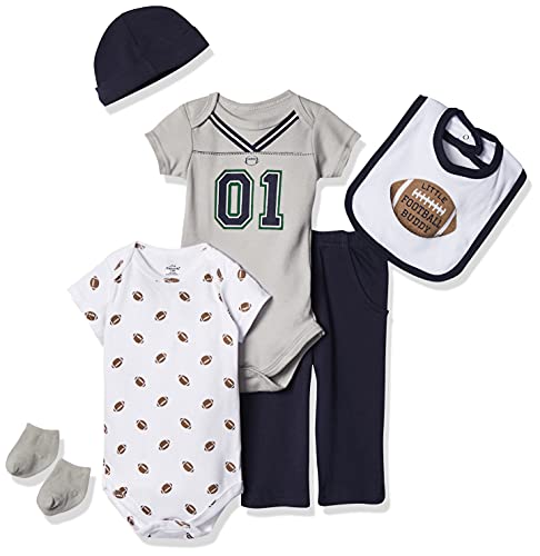 Uni  Baby Layette Clothing Set, Football Jersey, 0-3 Months