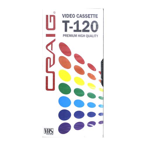 CC358 Premium Blank T-120 VHS Video Tapes | 3-Pack | Video Casette Tapes Recordable and Reusable | 120-Minute Recording Time | 6-Hour Total Time |