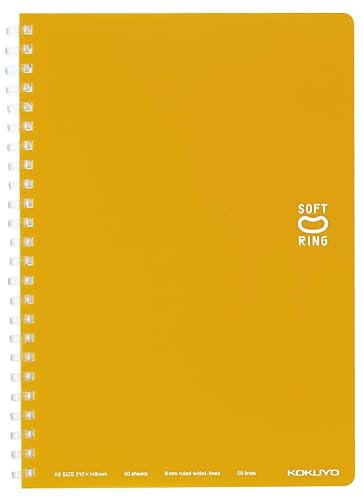 Spiral Lined Notebook, 8.3 x 5.8 inches, 50 sheets