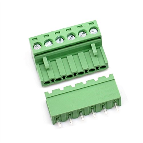 10 Set 6-Pin 5.08mm Pitch Male Female PCB Screw Terminal Block