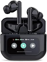 Wireless Bluetooth 5.4 Earbuds with Touchscreen and HiFi Sound