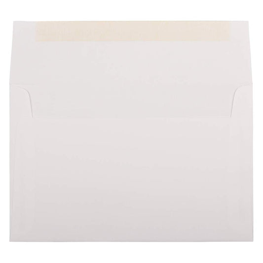 Bright White A9 Invitation Envelopes, 50 Pack