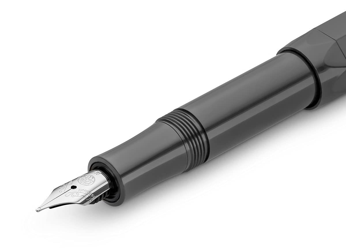 Grey Skyline Sport Fountain Pen with Broad Point