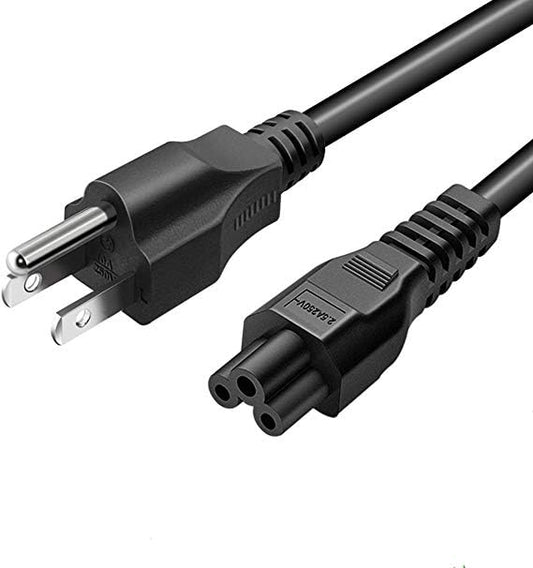 1.7 ft AC 3-Prong Laptop Power Cable Cord
