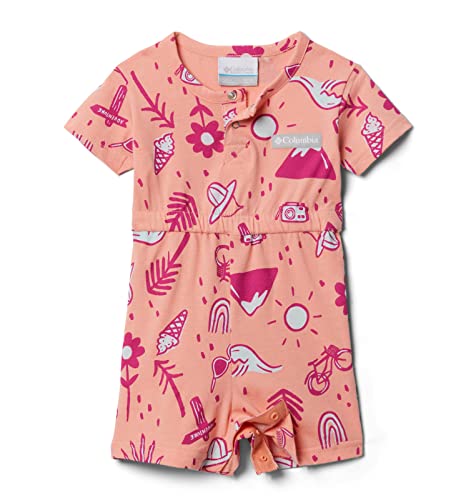 Baby Little Sur Playsuit, Coral Reef Vacation Vibes, 12/18