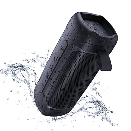 Bluetooth Speaker, Portable Wireless Bluetooth Speaker with 24W Powerful Sound, Rich Bass, IPX6 Waterproof, Wireless Stereo Pairing, 20H Playtime, Waterproof Speaker for Outdoor and Travel