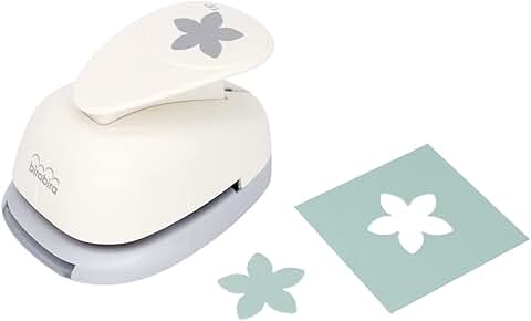 1.5-inch Petal Lever Action Craft Punch for Paper and Scrapbooking
