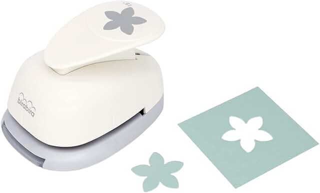 1.5-inch Petal Lever Action Craft Punch for Paper and Scrapbooking