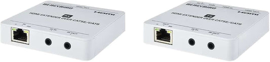 4K HDMI Extender Over Ethernet, 70m, PoC, IR, Loop Out