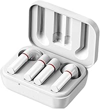 Wireless waterproof earbuds with 24-hour playtime and swappable batteries