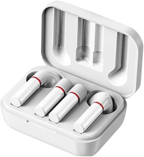 Wireless waterproof earbuds with 24-hour playtime and swappable batteries