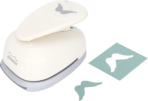 2.5 Inch Wing Shape Lever Action Craft Punch for Paper Crafting