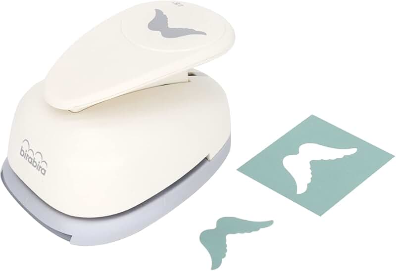 2.5 Inch Wing Shape Lever Action Craft Punch for Paper Crafting