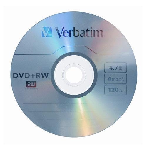 Branded 4X DVD+RW Media 20 Pack in Jewel Case (94839)