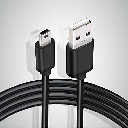 '- Mini USB to Mini B Data Cable - Extra Long 15ft. Mini B Cable with Ultimate Data Sync & Charging Quality Compatible with PS3, Dash Cam, Digital Cameras, PDA, Scanners, etc. (15-Feet)