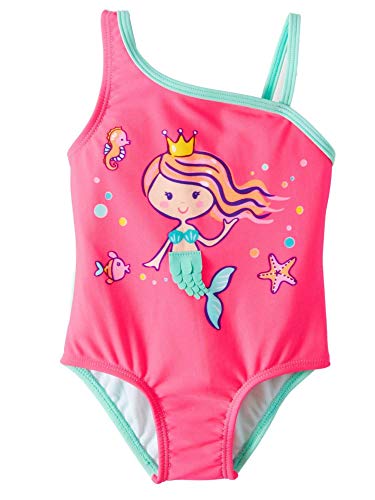 Infant Girls Mermaid Pink Sizzle One Piece Swimsuit - 3-6 Months