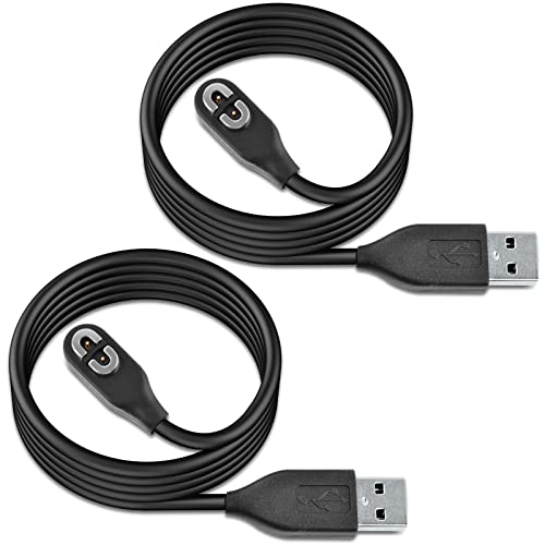 (2-Pack) 3.3ft Charging Cable for Shokz Aeropex/OpenRun, OpenRun Pro & OpenComm (Formerly Known as AfterShokz), Magnetic USB Cable Compatible AfterShokz Bone Conduction Headphone