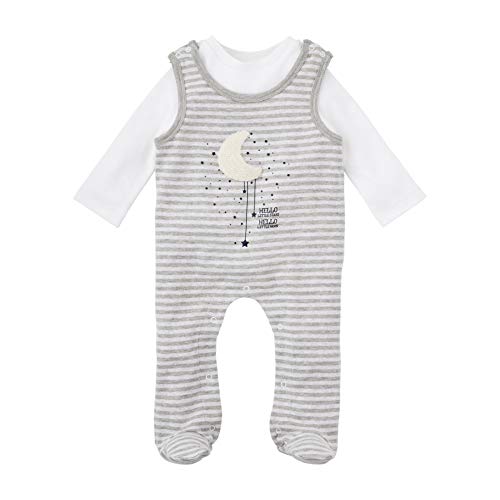 Baby Hello Moon Jumper Set, Gray, 0-3 Months