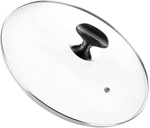 26 cm Tempered Glass Pot Lid with Silicone Edge