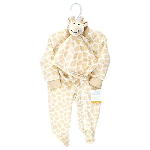 Flannel Plush Sleep and Play and Security Toy, Giraffe, 0-3 Months