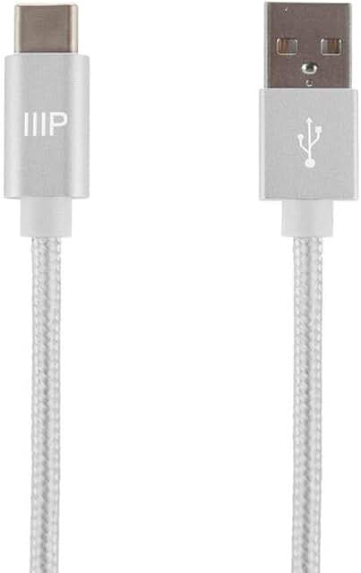 1.5 Feet USB Type-C to Type-A Nylon-Braid Cable
