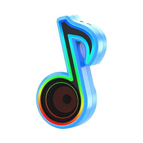 Bluetooth Speaker Mini Portable Music Note Shape Speaker for Creatives Gift Computer Speaker Phone Sound Equipment for Home,P