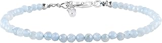 Handmade Natural Gemstone Bead Crystal Bracelet for Women