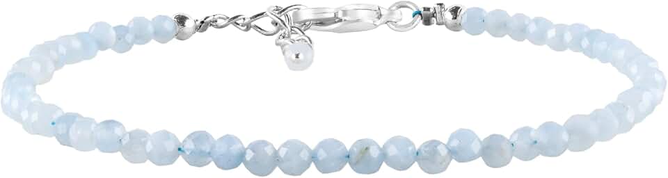 Handmade Natural Gemstone Bead Crystal Bracelet for Women