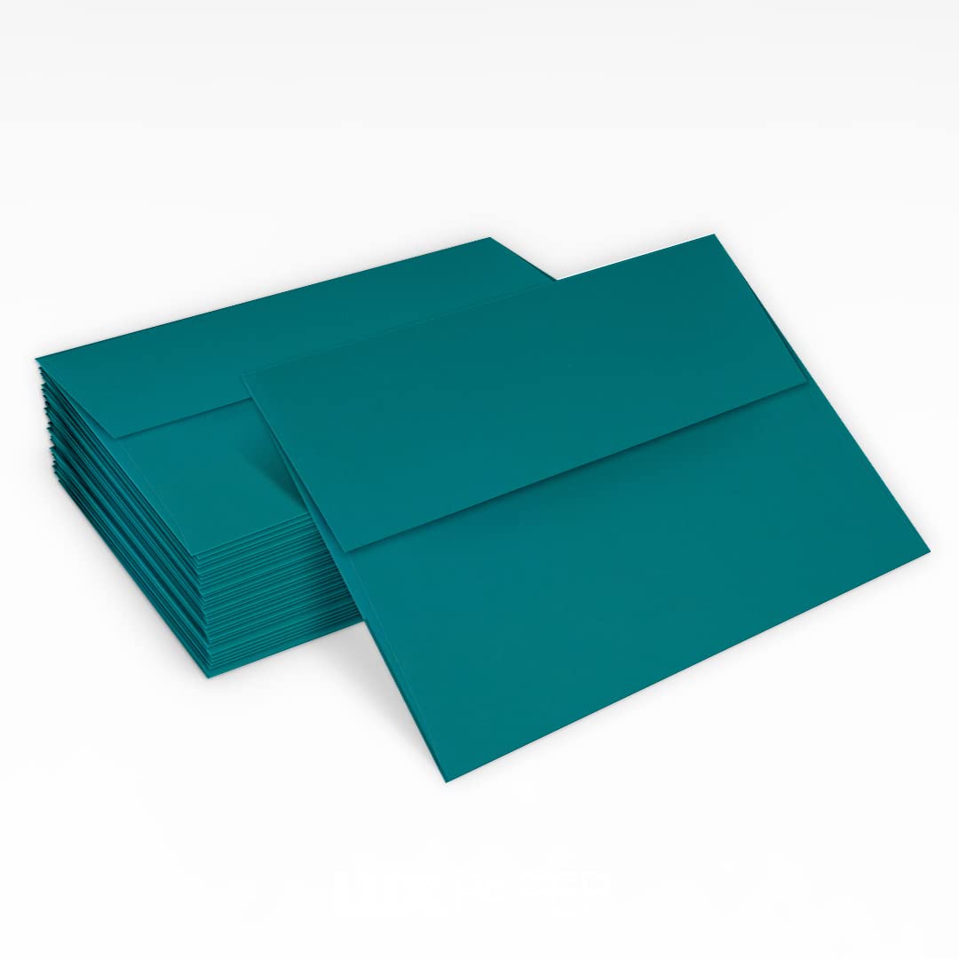 Teal Invitation Envelopes, 4 3/8 x 5 3/4, 250 Pack