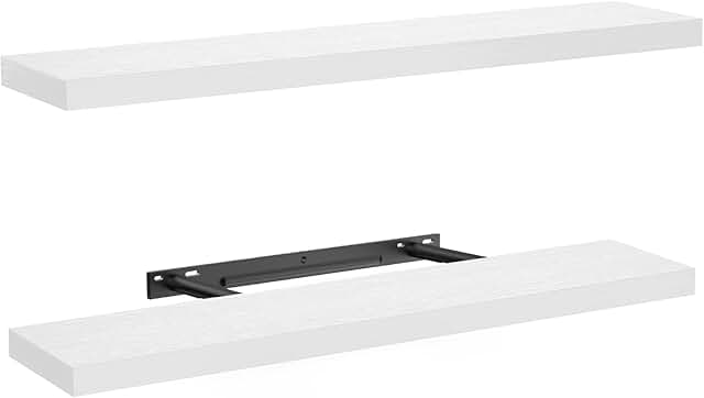 Large 32-inch Wall Shelves for Home Decor and Storage