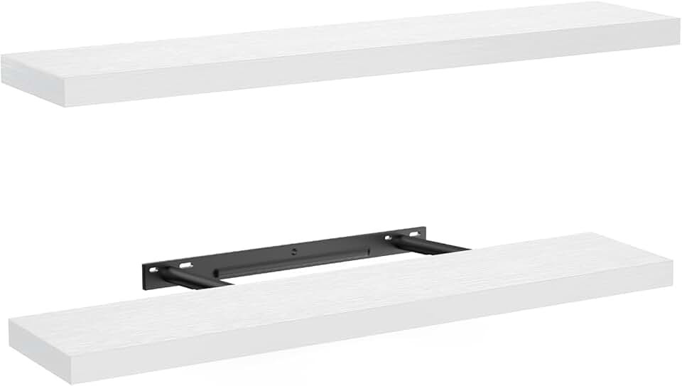 Large 32-inch Wall Shelves for Home Decor and Storage