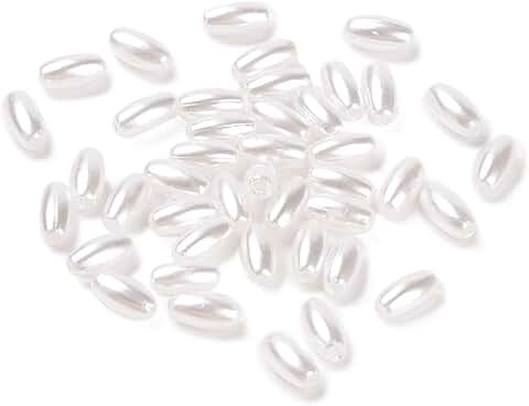 5000pcs 4mm White Faux Pearl Beads for Jewelry and Crafts