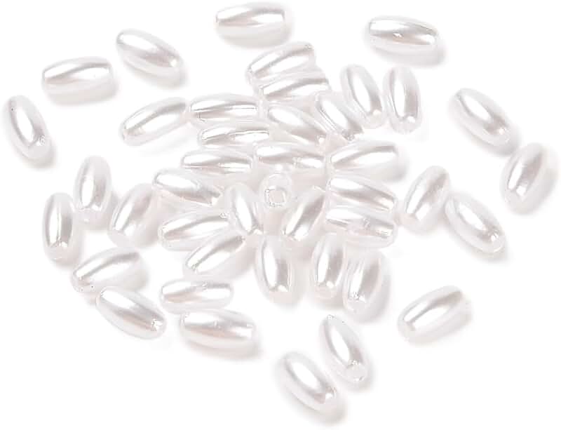 5000pcs 4mm White Faux Pearl Beads for Jewelry and Crafts