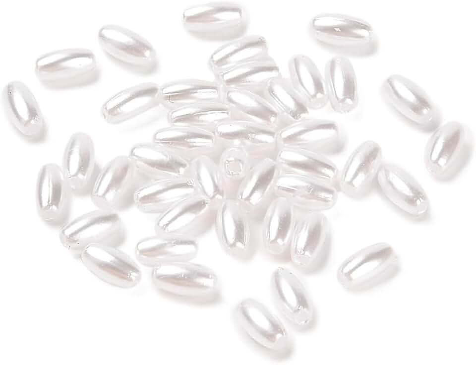 5000pcs 4mm White Faux Pearl Beads for Jewelry and Crafts