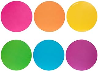 Colorful Circles Mini Paper Cutouts, 36 Pieces