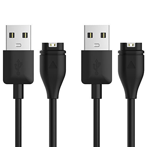 Charger cable for Garmin Fenix, Forerunner, Approach, Vvoactive, Instinct, Venu 2 (2-pack)