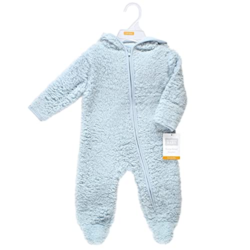 Uni   Fleece Sleep and Play Lt Blue, 6-9 Months