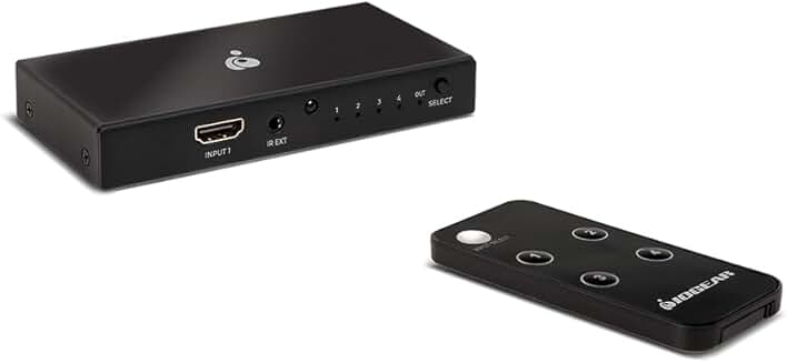 4-Port 8K HDMI Switch for 4 Devices