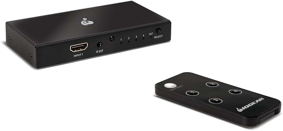 4-Port 8K HDMI Switch for 4 Devices