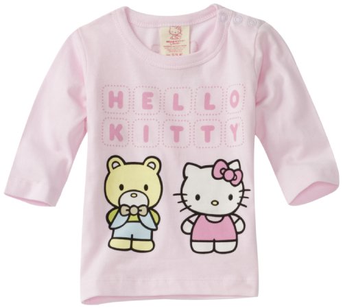 Girls Infant Tippy Long Sleeve Snap T-Shirt, Pink, 3-6 Months