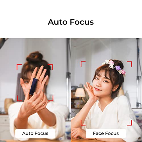 Meet AI Powered WebcamWebcam for Laptop, Computer Camera, with Noise Canceling Microphones, Adjustable Field of View, Low-Light Correction, Built-in Privacy Cover