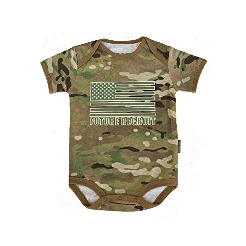 Multi CAM Future Recruit Infant Bodysuit  Multicam   0 3 Month