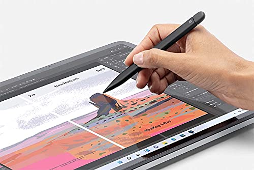 Surface Slim Pen 2 - Compatible with Surface Pro 8/Surface Pro X/Surface Laptop Studio/Surface Duo 2, Touchscreen Tablet Pen with Haptic Motor Sensation, Real-time Writing, Pinpoint Accuracy